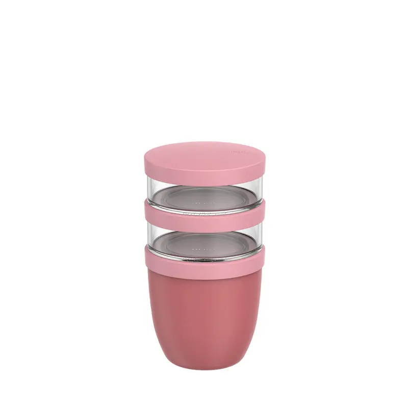 Ellipse 3-Piece Bento Box Set – 500Ml + 2×200Ml, Diameter 10Cm 1