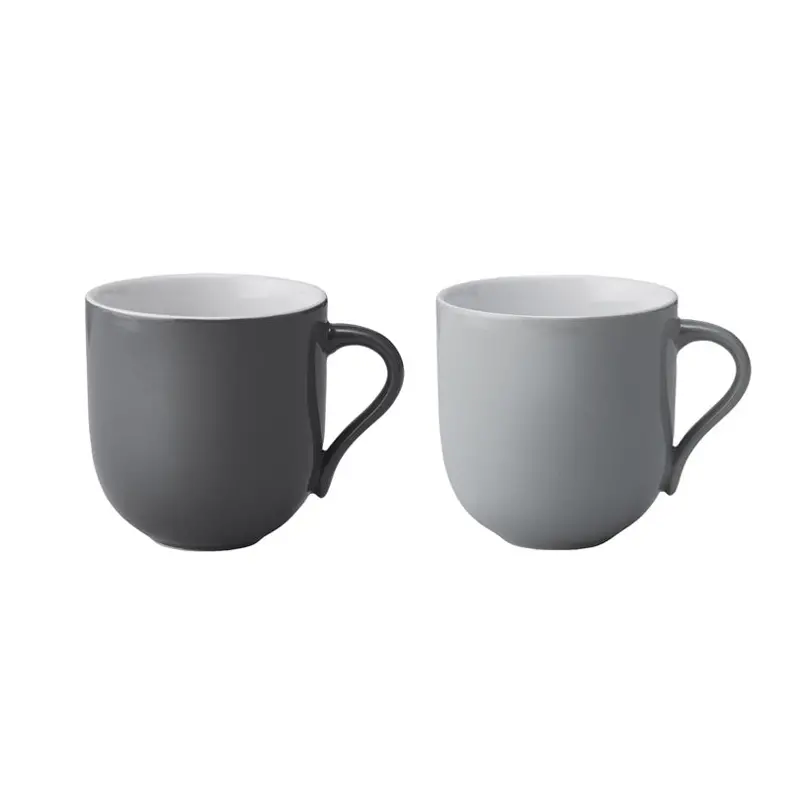 Emma Oversized Mug Set – 2 Assorted (380 Ml, 9 × 9.5 Cm) 1