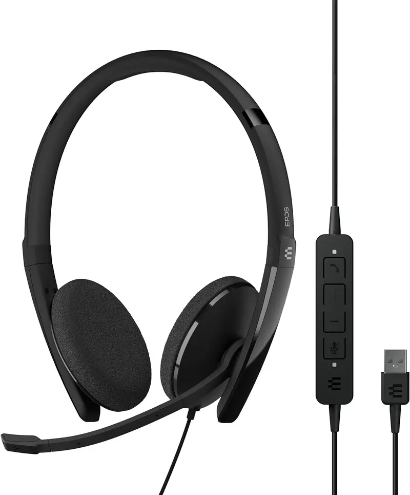 Epos Adapt 160 Usb Ii Stereo Headset – Uc-Optimized Plug-And-Play Audio (1000915) 1