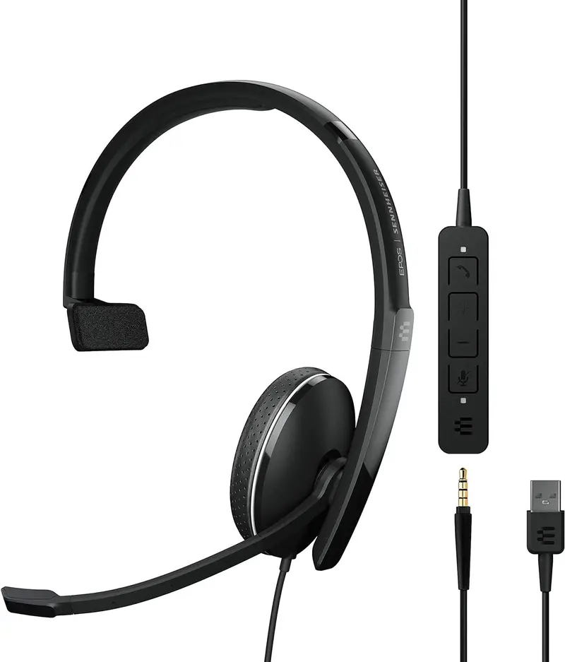 Epos Sennheiser Adapt 130 Usb-C Ii Headset – Plug-And-Play Uc Certified Audio 1