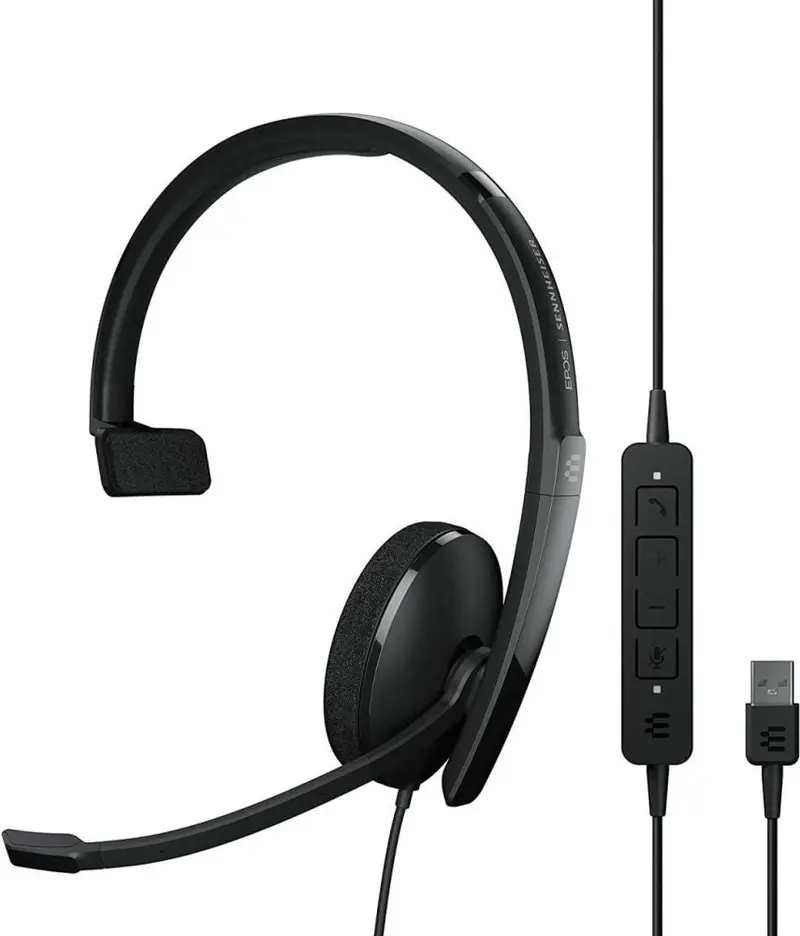 Epos Sennheiser Adapt 130 Usb Wired On-Ear Headset – Model 1000913 1