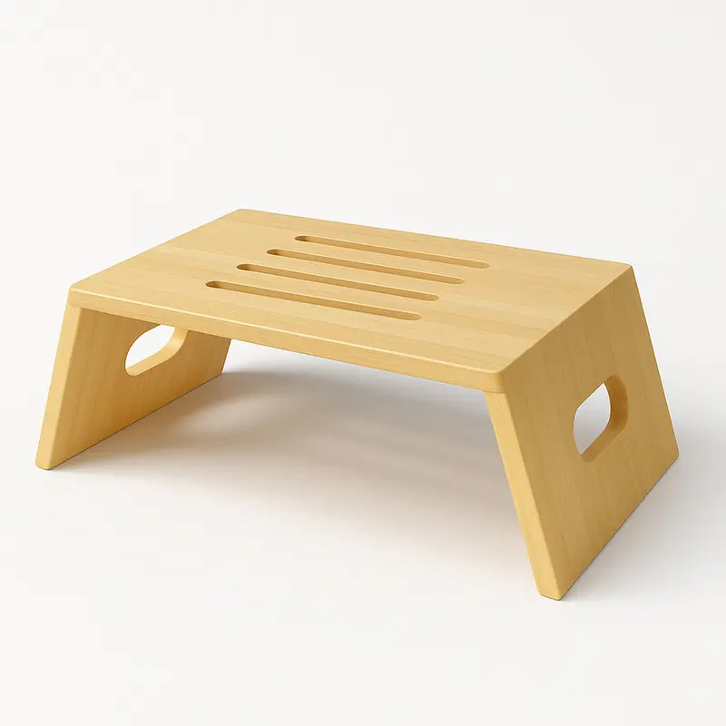 Ergonomic Wood Laptop Stand For Macbook – Natural Desktop Holder For Healthy Work-From-Home Setups 1