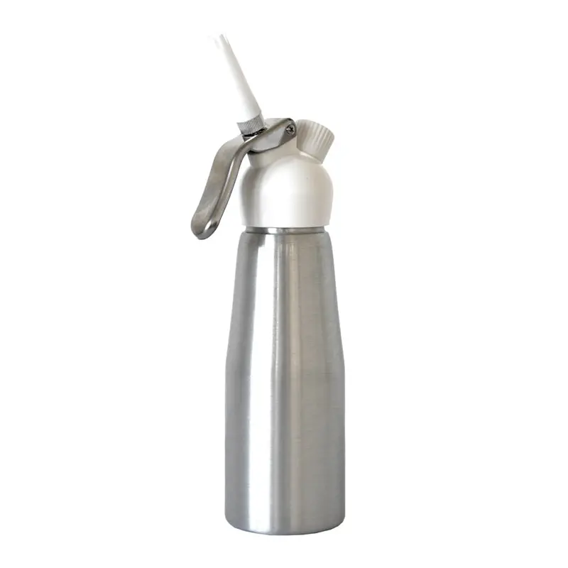 Essential Whipped Cream Siphon – Brushed Finish, 0.5-Liter Capacity, 7.5 × 26.5 Cm 1