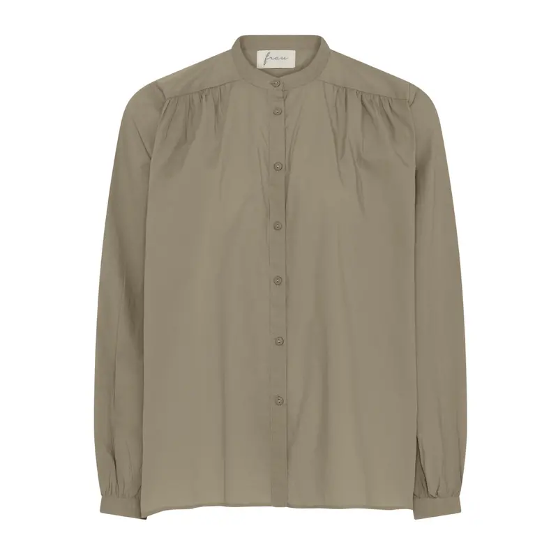 Florence Cotton Shirt In Fallen Rock Tone 1