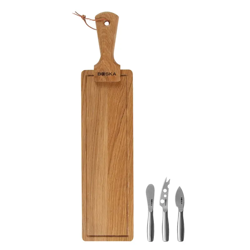 Friends Cheese Serving Set – 4-Piece Gourmet Board Kit (12.1X52.5X3.3 Cm) 1