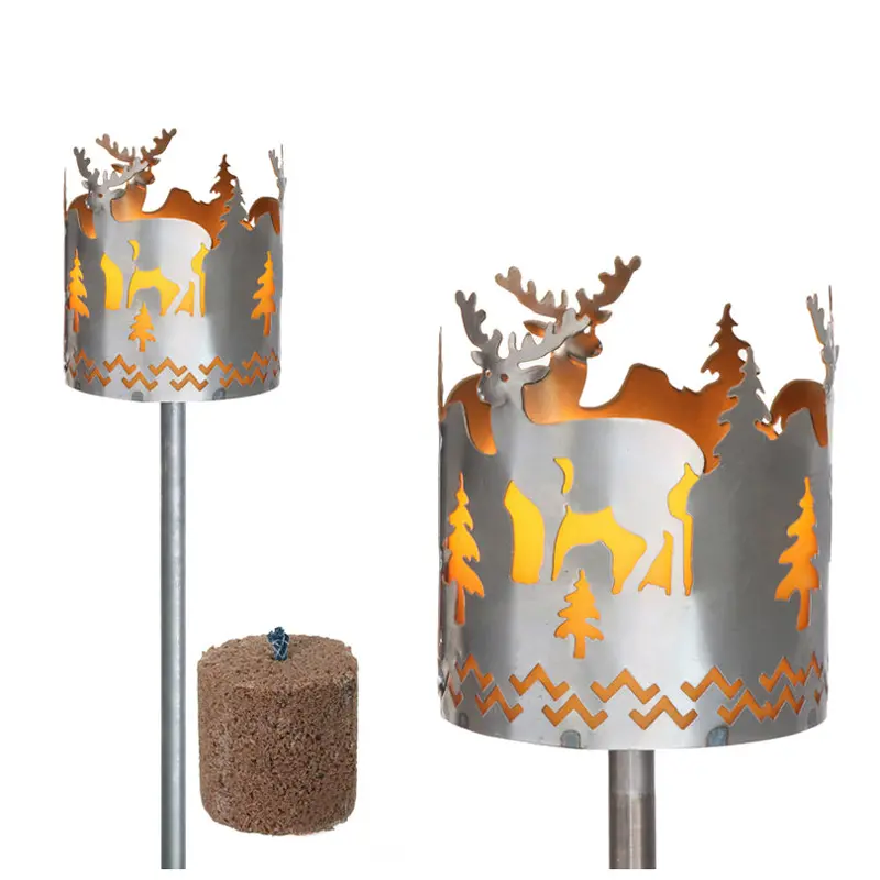 Garden Torch Set "Fiamma" With One Fuel Stick, Ø15X127 Cm 1