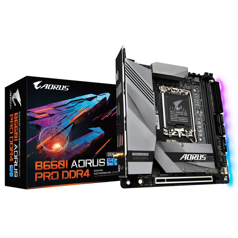 Gigabyte Aorus B660I Aorus Pro Ddr4 Mini-Itx Motherboard – Lga 1700, Compact Gaming Build 1