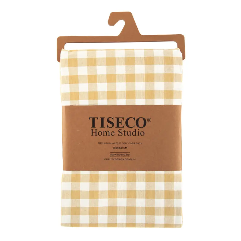 Gingham Rectangular Tablecloth – 150 Cm × 300 Cm 1