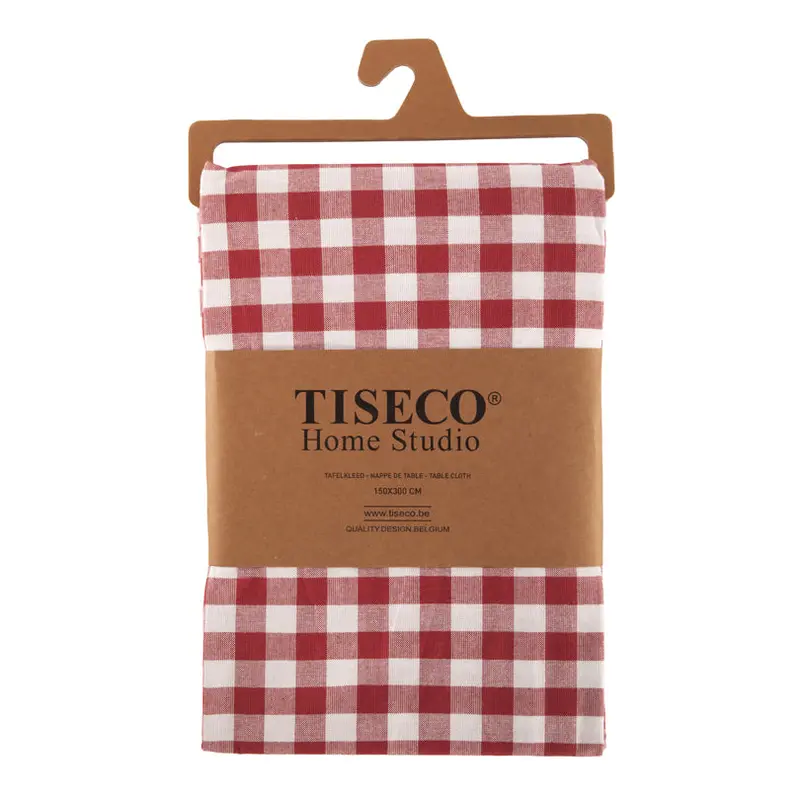 Gingham Tablecloth – Rectangular, 150 × 300 Cm 1
