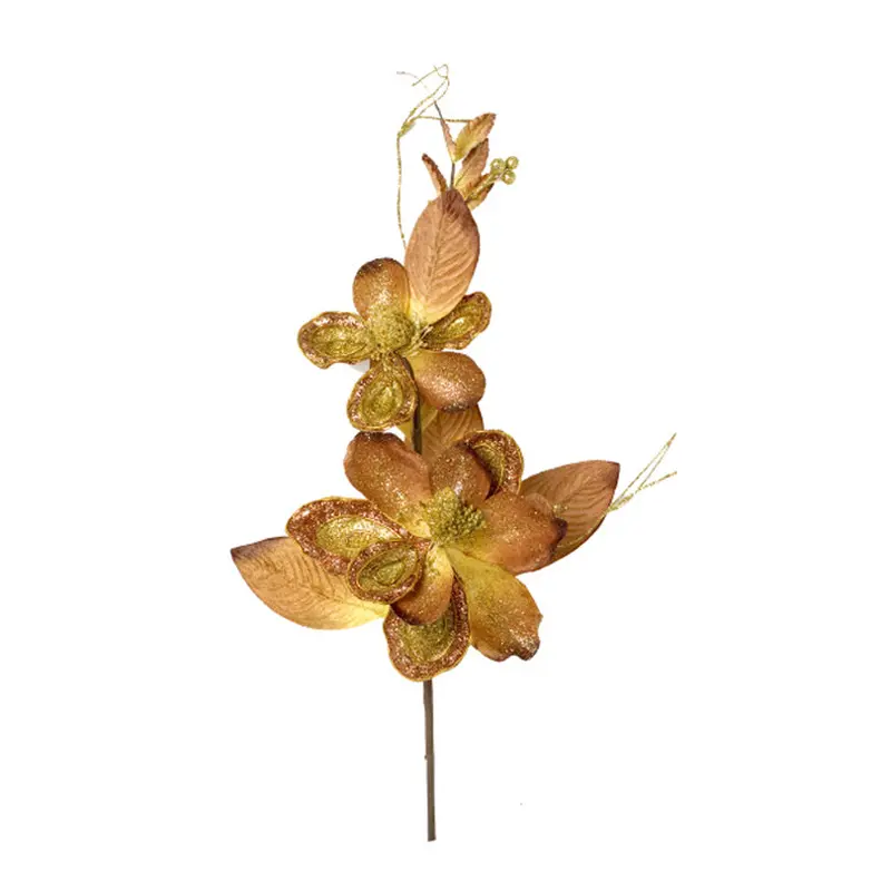 Golden-Brown Magnolia Flower Decor – 52 Cm Diameter 1