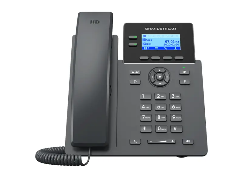 Grandstream Grp2602 Dual-Line Sip Phone Featuring Four Accounts, Wi-Fi Option, Poe, Hd Audio, And Gdms Support 1