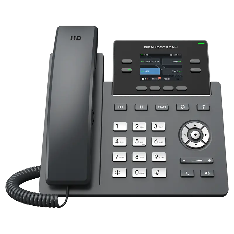 Grandstream Grp2612G Business Ip Phone: 4-Line Gigabit Poe Model With Hd Audio And Hd Video Support 1