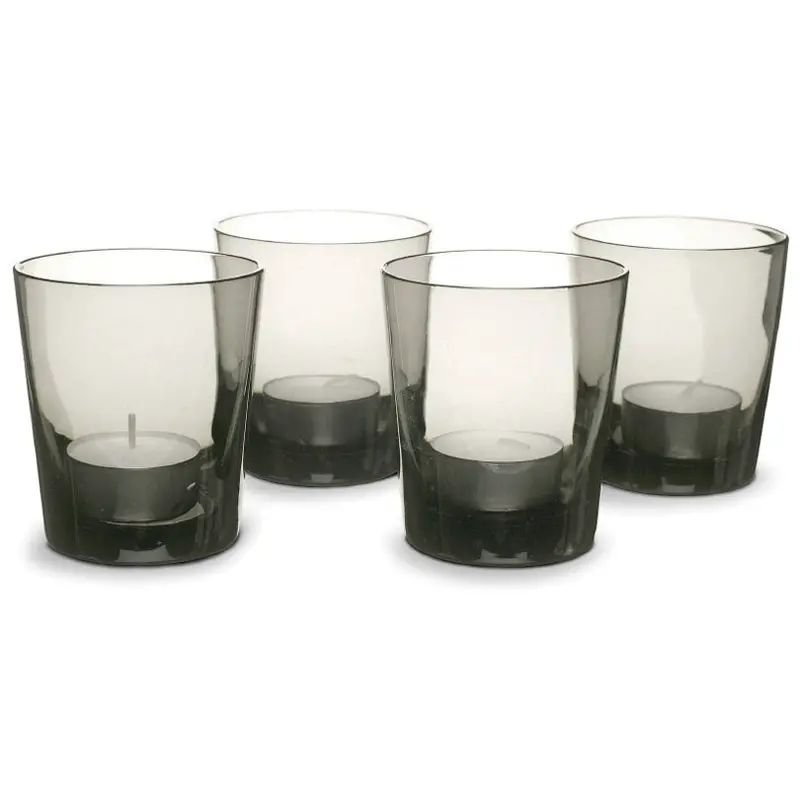 Grey Aluminum Lid Set – 4-Piece, 7X8 Cm 1