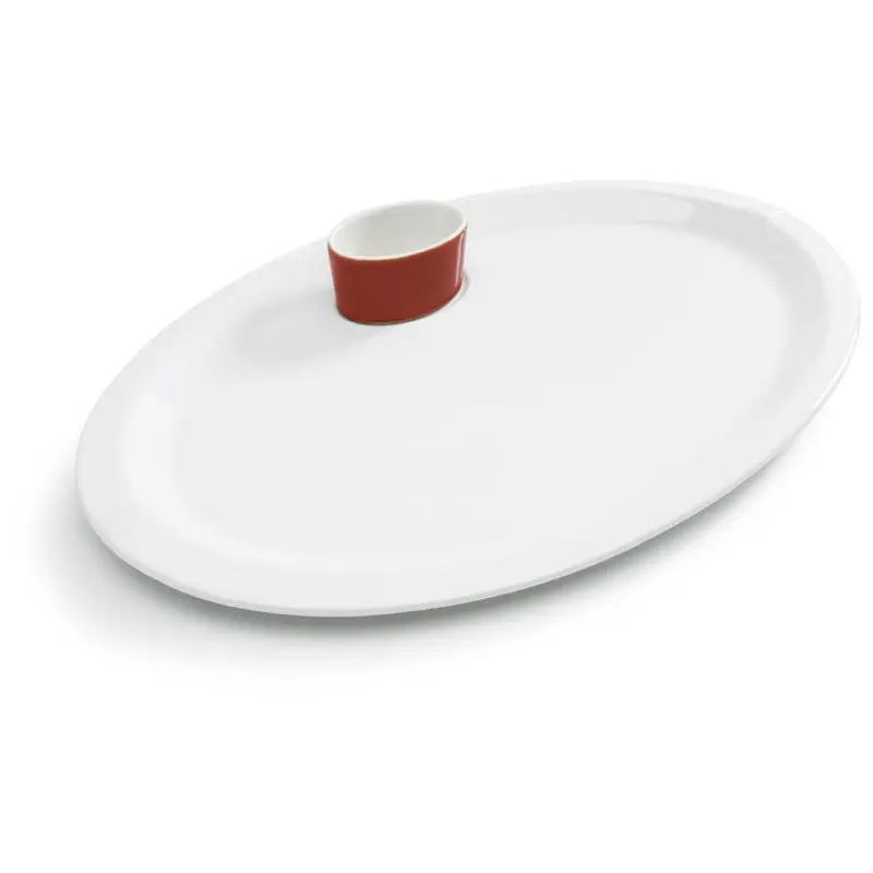 Grill-Serving Platter – Large 38Cm Oval Dish 1
