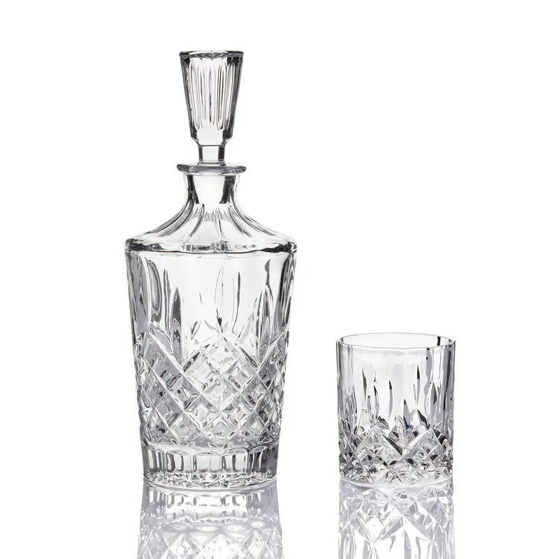 Harding Decanter And Tumbler Set – 5-Piece Bar Collection 1
