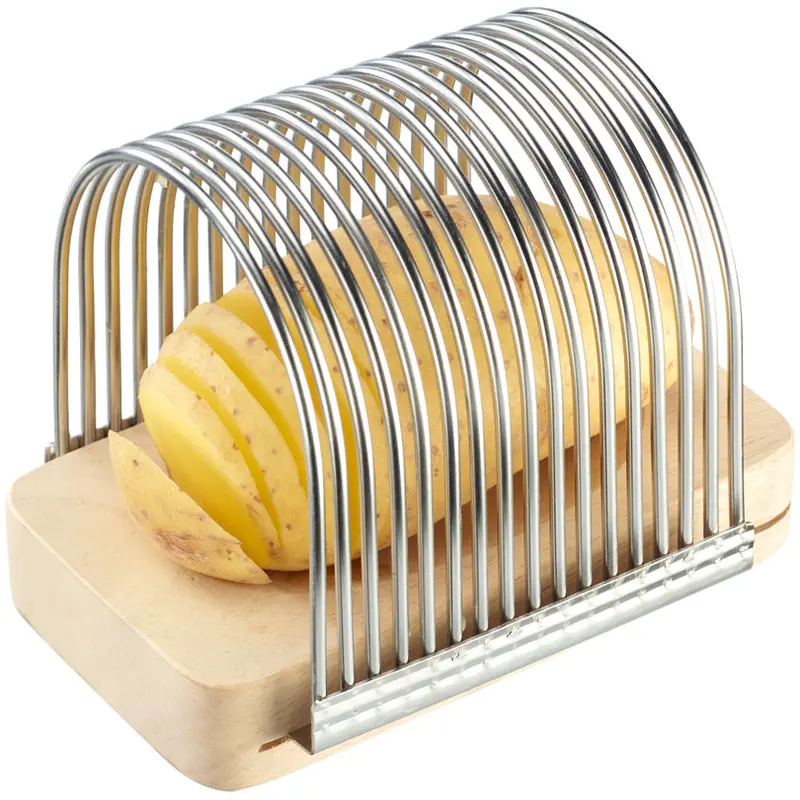 Hasselback Potato Slicer – Adjustable Fan-Cut Knife (14X9.3X10.3 Cm) 1