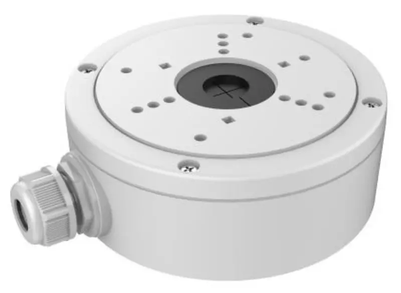 Hikvision Ds-1280Zj-S White Aluminum Dome Camera Junction Box 1