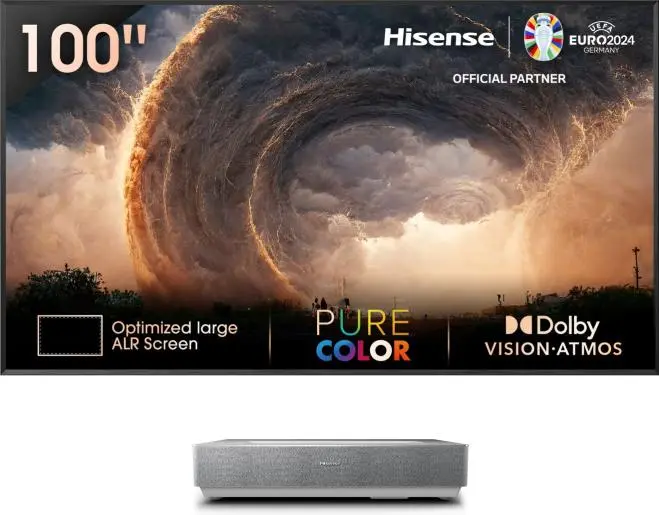 Hisense 100L5Htukd 100-Inch 4K Ultra Short Throw Laser Tv – Hdr, Dolby Vision, Android Tv 1