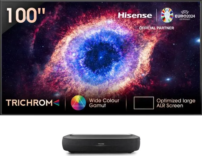 Hisense 100L9Htukd 4K Laser Tv – Triple-Laser, Hdr, 100-Inch Ultra Short Throw Smart Display 1