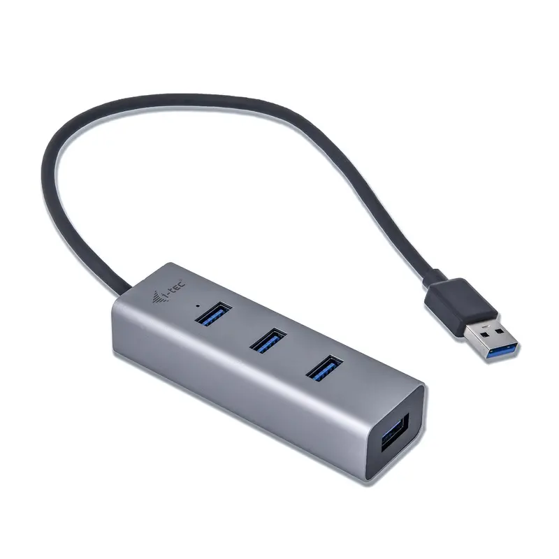 I-Tec Metal Usb 3.0 4-Port Hub – Bus-Powered, Compact Design | U3Hubmetal403 1