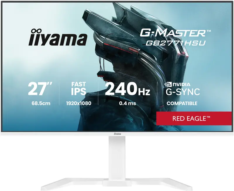 Iiyama G-Master Gb2771Hsu-W1 27-Inch 240Hz Fhd Gaming Monitor – 0.4Ms Response 1