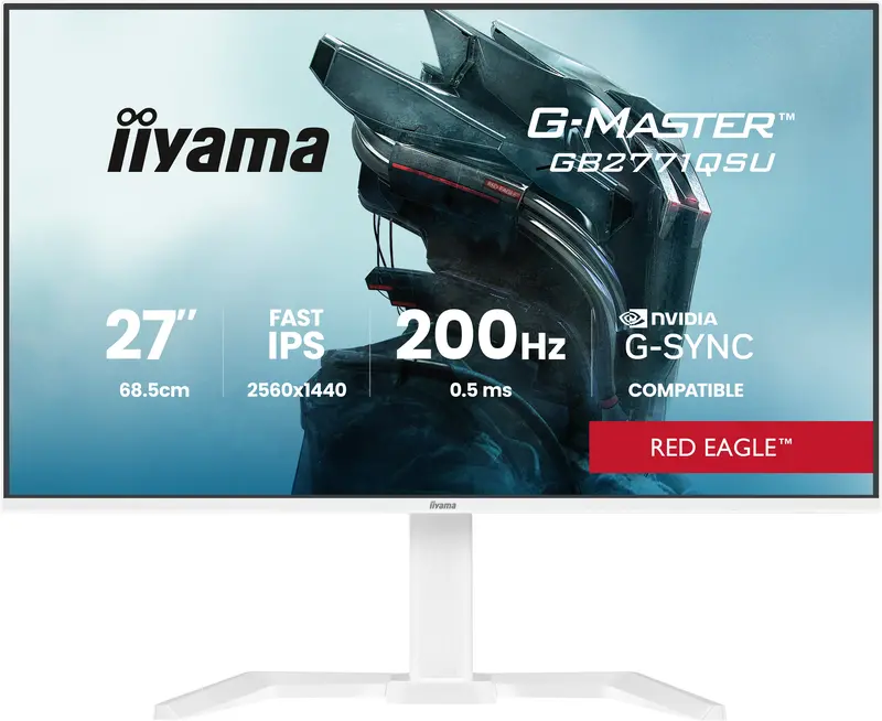 Iiyama G-Master Gb2771Qsu-W1 27" Wqhd Gaming Monitor — 200Hz, 0.5Ms 1