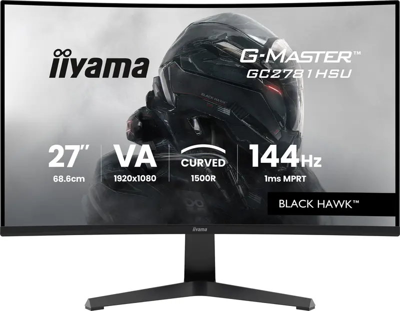 Iiyama G-Master Gc2781Hsu-B1 27" Curved Full Hd Gaming Monitor — 144Hz, 1Ms 1