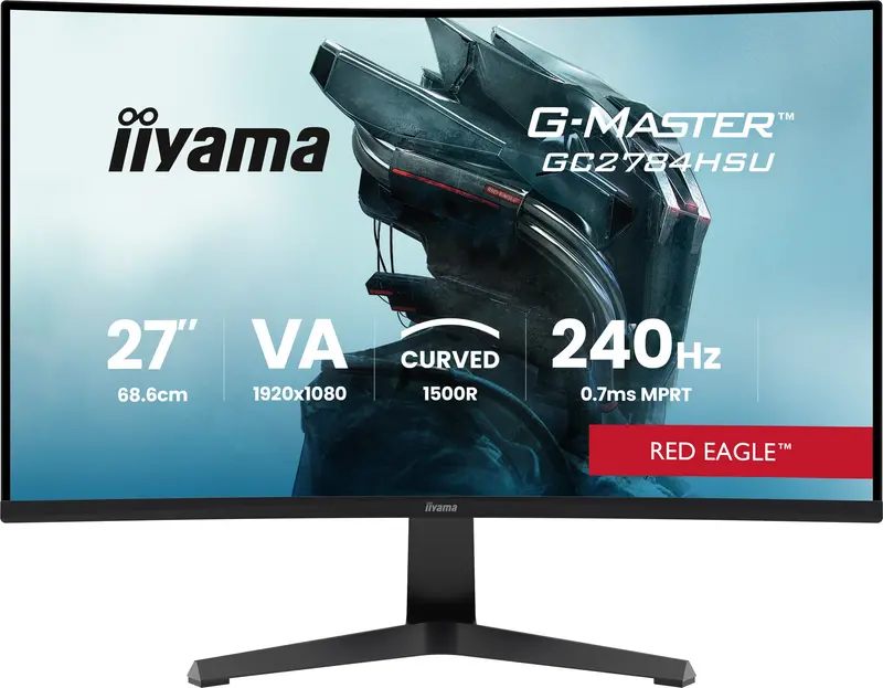 Iiyama G-Master Gc2784Hsu-B1 27" Curved Full Hd Gaming Monitor — 240Hz, 0.7Ms 1
