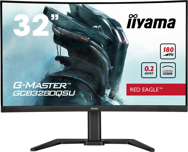 Iiyama G-Master Gcb3280Qsu-B2 32" Curved Qhd Gaming Monitor – 180Hz, 0.2Ms 1
