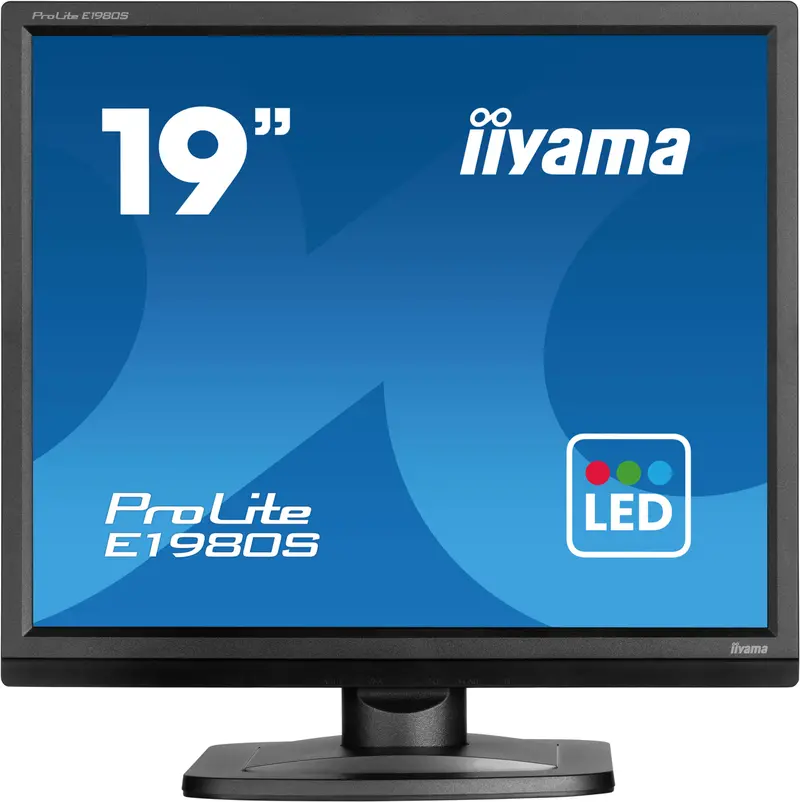Iiyama Prolite E1980S-B1 — 19" Sxga Led Monitor, 75Hz Refresh Rate, 3Ms Response 1