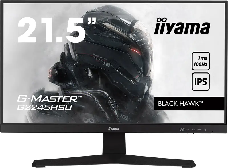 Iiyama Prolite G2245Hsu-B1 – 21.5" 100Hz Gaming Monitor With 1Ms Response 1