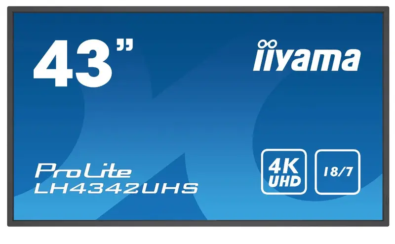 Iiyama Prolite Lh4342Uhs-B3 — 43-Inch 4K Uhd Professional Signage Screen 1