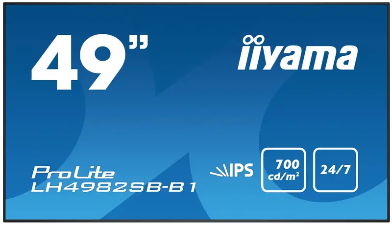 Iiyama Prolite Lh4982Sb-B1 — 49-Inch Large-Format Commercial Display 1