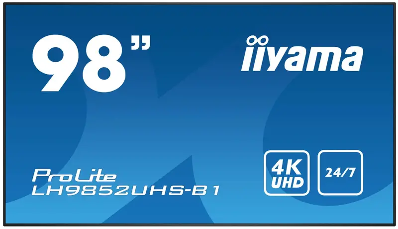 Iiyama Prolite Lh9852Uhs-B1 — 98-Inch Commercial-Grade Digital Signage Display 1