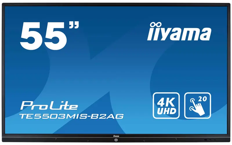 Iiyama Prolite Te5503Mis-B2Ag – 55" 4K Uhd Interactive Touchscreen Display 1