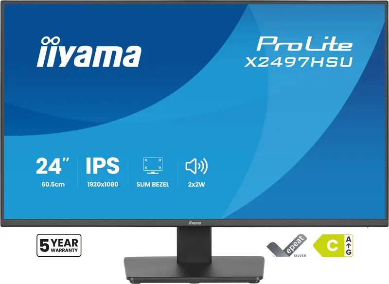 Iiyama Prolite X2497Hsu-B1 24" Full Hd Gaming Monitor – Energy-Conscious, 120Hz, 4Ms Response 1