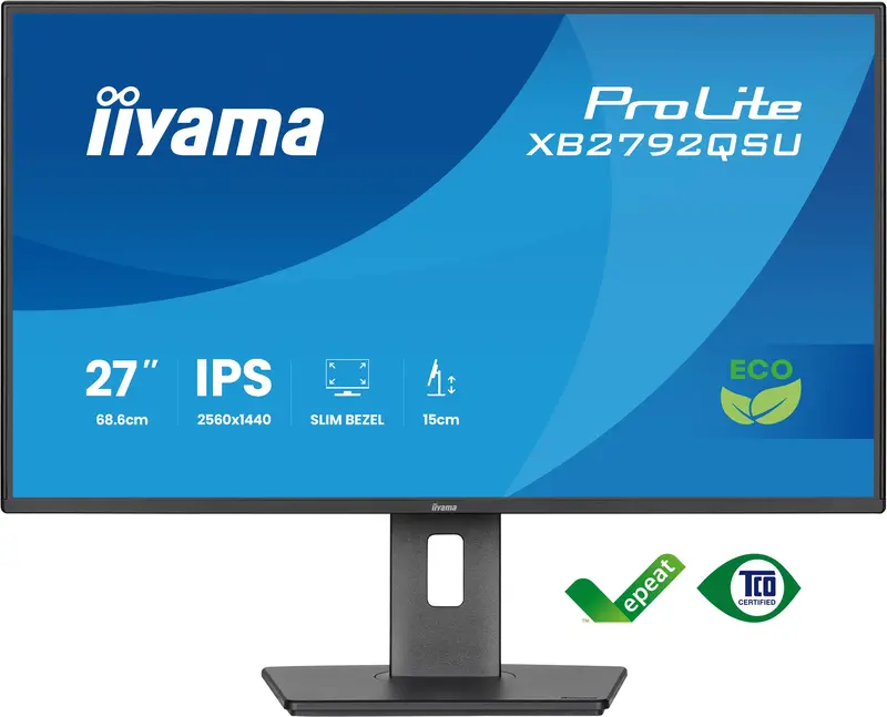 Iiyama Prolite Xb2792Qsu-B1 27" Qhd Monitor – 120Hz, 3Ms Response 1