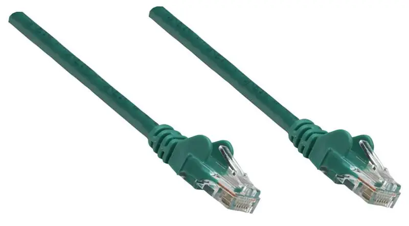 Intellinet 0.25M Green Cat5E Cca Patch Cable – Compact Rj45 Ethernet Solution 1