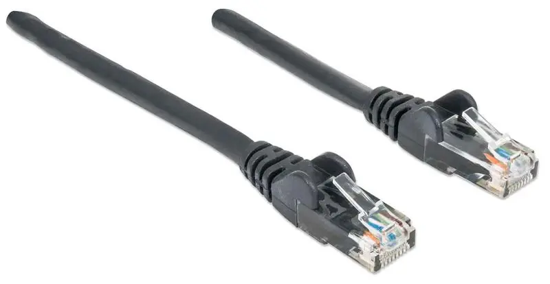 Intellinet 0.5M Black Cat6 U/Utp Network Patch Cable (Cca, Pvc Jacket) – Model 342032 1