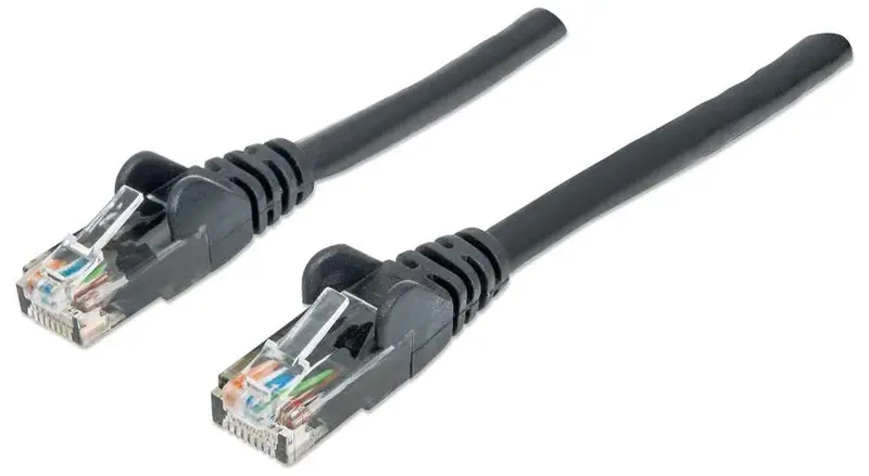 Intellinet 2M Black Cat6 U/Utp Network Patch Cable (Cca, Pvc Jacket) – Model 342063 1