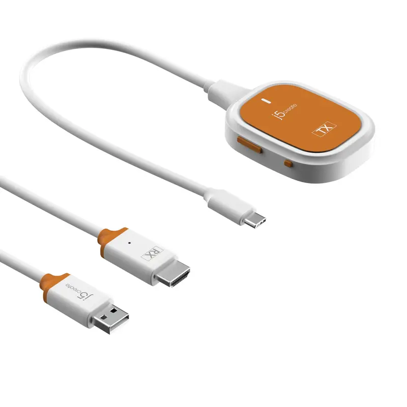 J5Create Jvaw61-N Usb-C Wireless Screen Mirroring Adapter For Fhd Displays 1