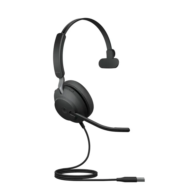 Jabra Evolve2 40 Mono Usb-A Headset Certified For Microsoft Teams – 24089-899-999 1