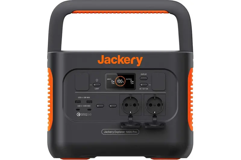 Jackery Explorer 1000 Pro Portable Power Station – 1000W, 23,200Mah Lithium-Ion 1