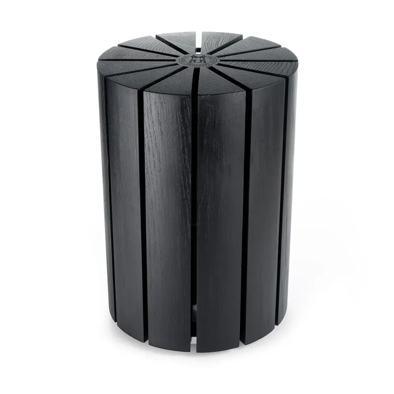 Jet-Black Giotto Vertical Knife Storage Block 1