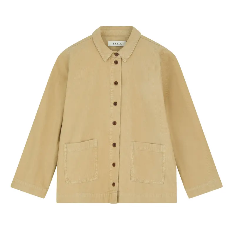 Jin Overshirt In Noisette Tone 1