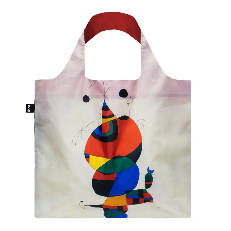 Joan Miró 'Woman, Bird And Star' Recycled Tote Bag – 50×42 Cm (Expandable To 69 Cm) 1