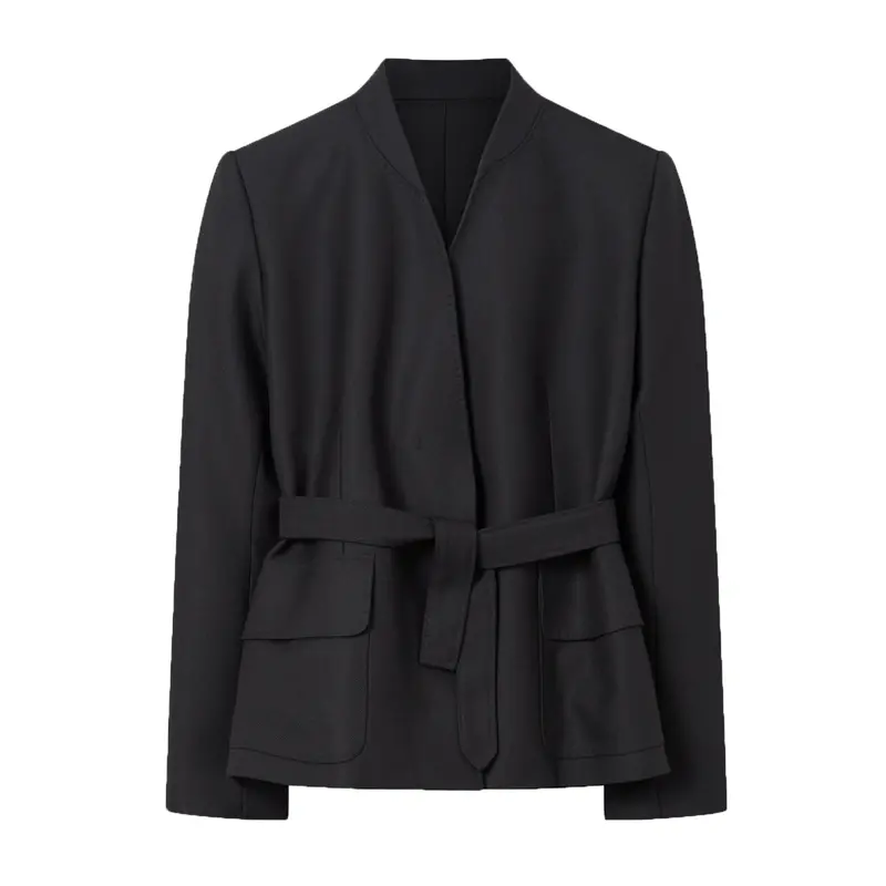 Judy Slim-Fit Black Wool Blazer 1