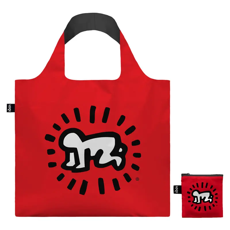 Keith Haring 'Radiant Baby' Recycled Canvas Tote, 50 × 42 × 69Cm 1