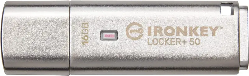 Kingston Ironkey Lp50 Iklp50/16Gb – 16Gb Hardware-Encrypted Usb Drive With Aes Encryption 1