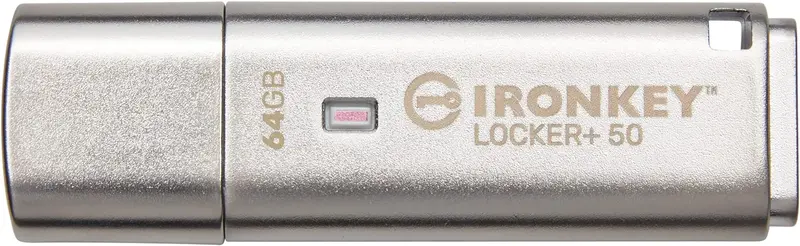Kingston Ironkey Lp50 Iklp50/64Gb – 64Gb Aes-256 Encrypted Usb Flash Drive 1